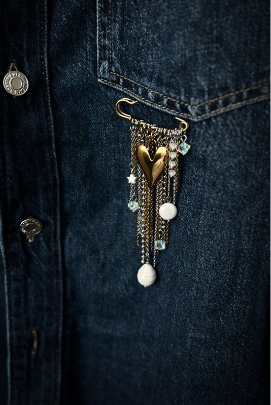 Segė - žiogelis "Perlo lašas ir Širdis" /1 1