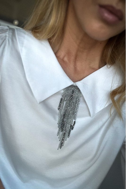 Marškinių Segė - žiogelis "Stiklo varvekliai" 1