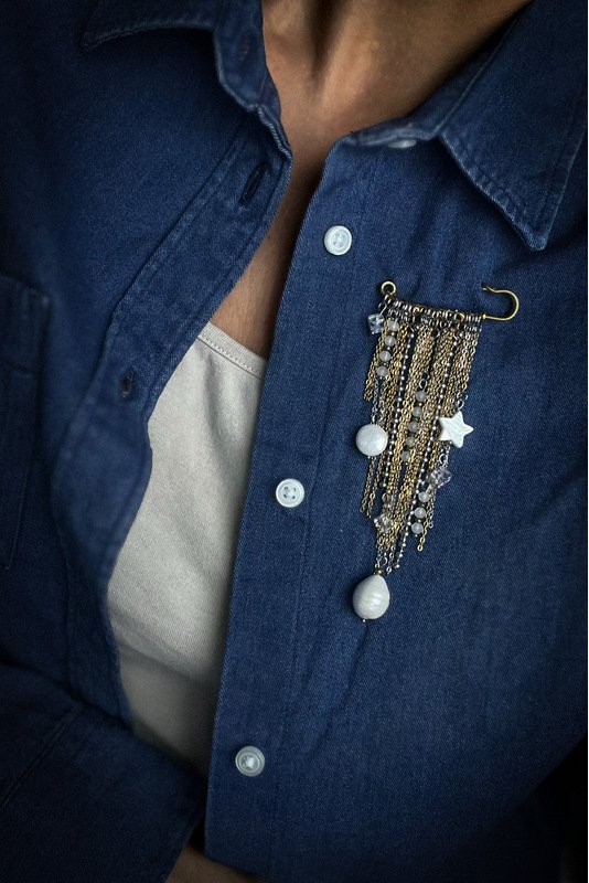 Segė - žiogelis "Perlo lašas ir žvaigždė" /1