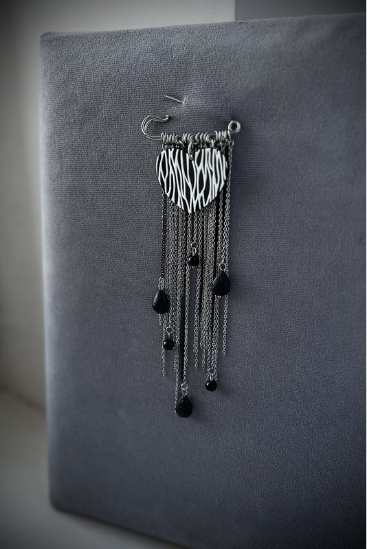 Segė - žiogelis "Zebrinė širdis" 1