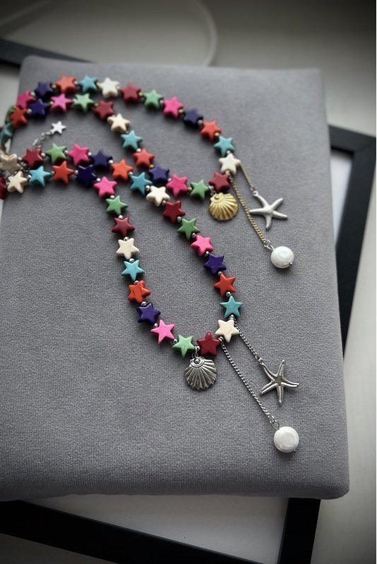 Spalvoto Hovlito žvaigždučių vėrinys 2