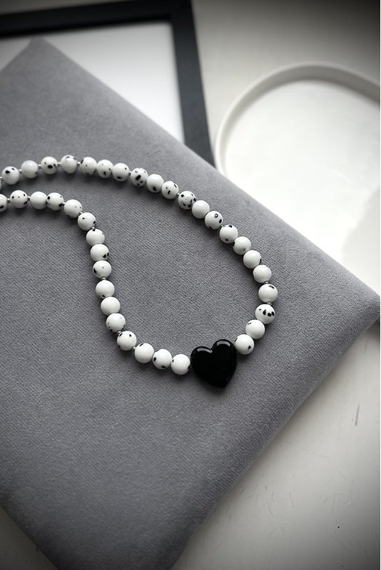 Žadeito vėrinys su širdele 2