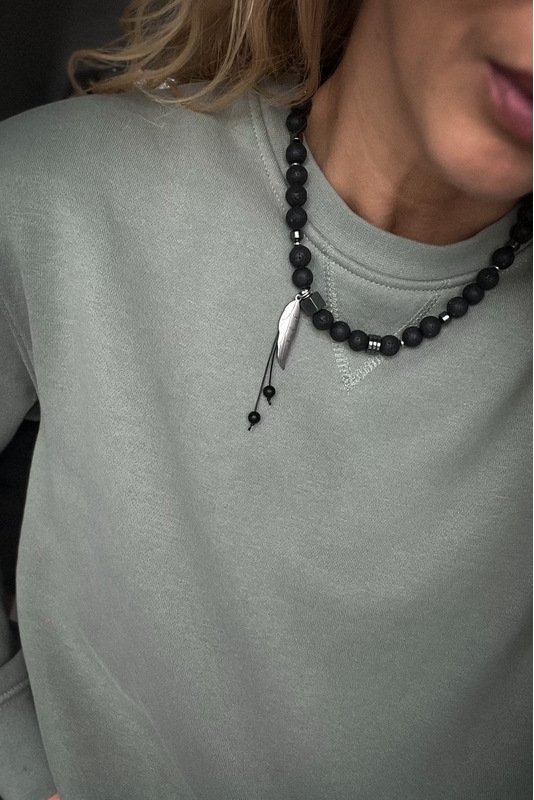 Lavos vėrinys su "plunksna" 1