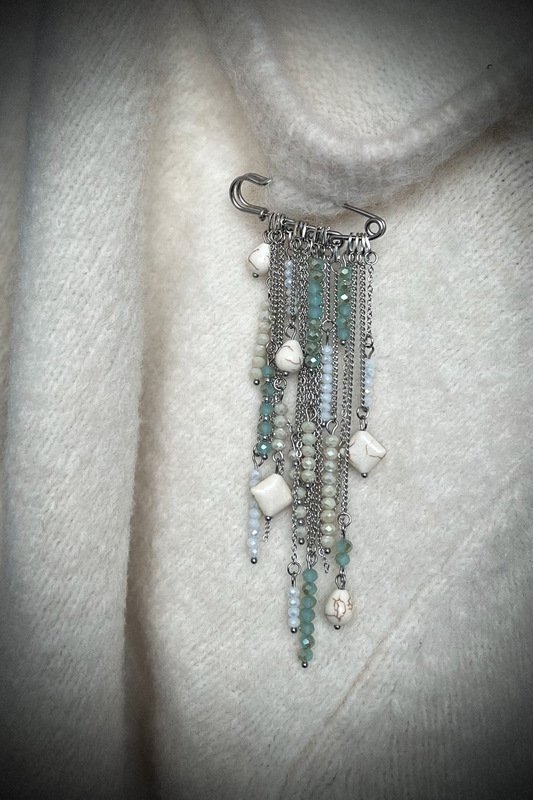 Segė - žiogelis "Kremas/balta/mėta"