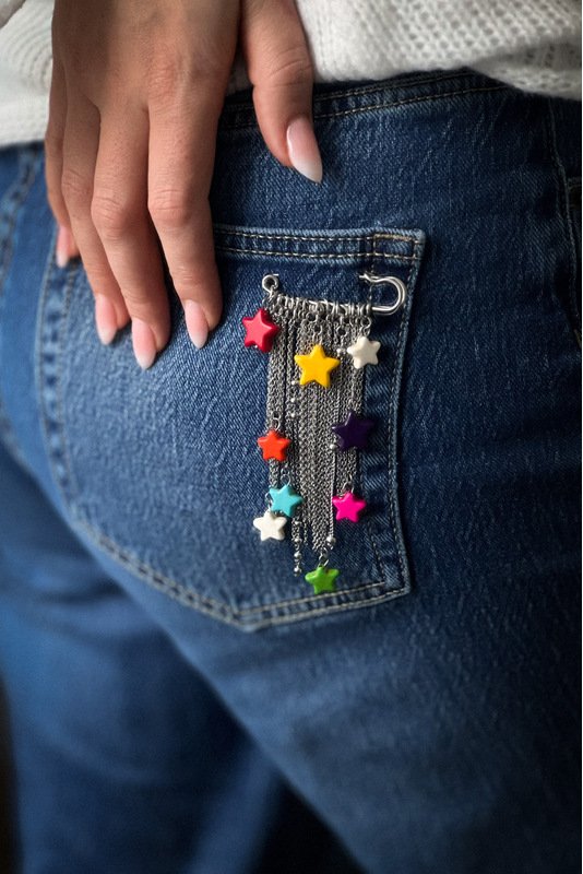 Segė - žiogelis "Spalvotos žvaigždutės" 1