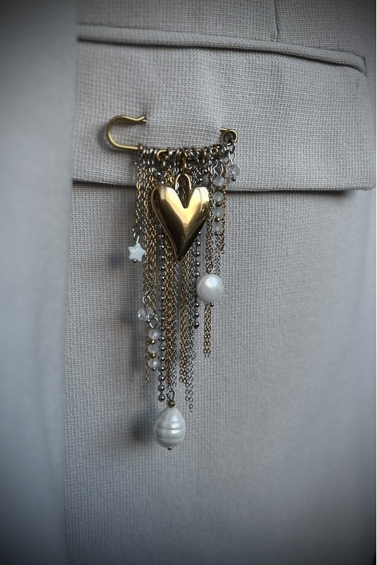 Segė - žiogelis "Perlo lašas ir Širdis" /2