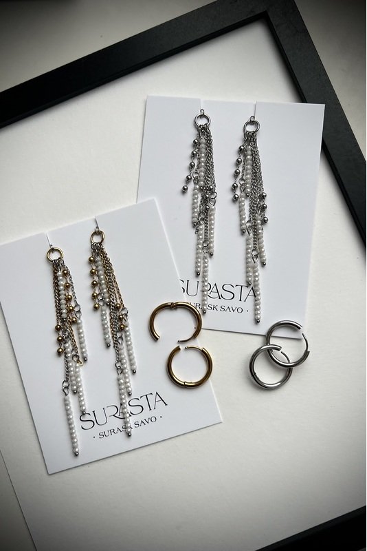 Hoops auskarų PAKABUKAI