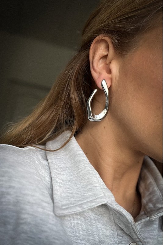 Nerūdijančio plieno auskarai 1