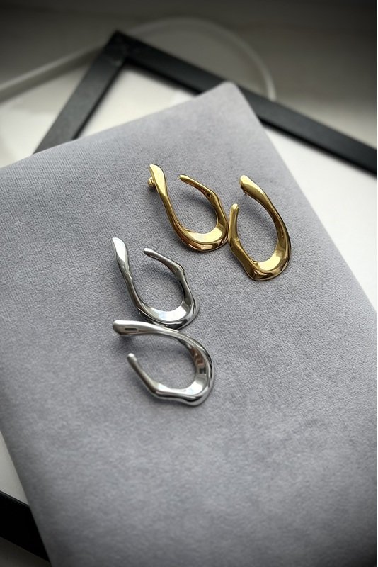 Nerūdijančio plieno auskarai 2