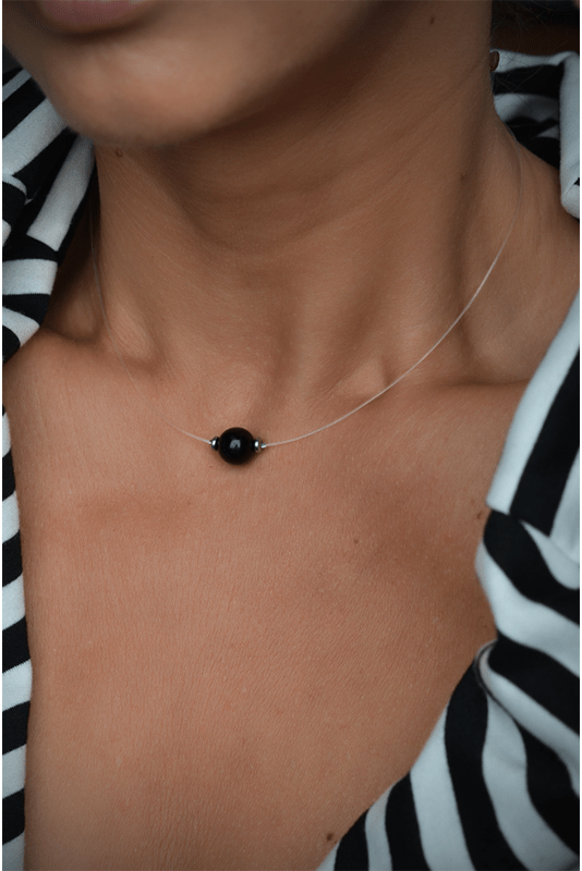 "Nematomas" vėrinys su Šungito/Onikso akcentine detale 3