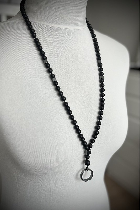 UNISEX Šungito vėrinys 3 UNISEX Šungito vėrinys 3