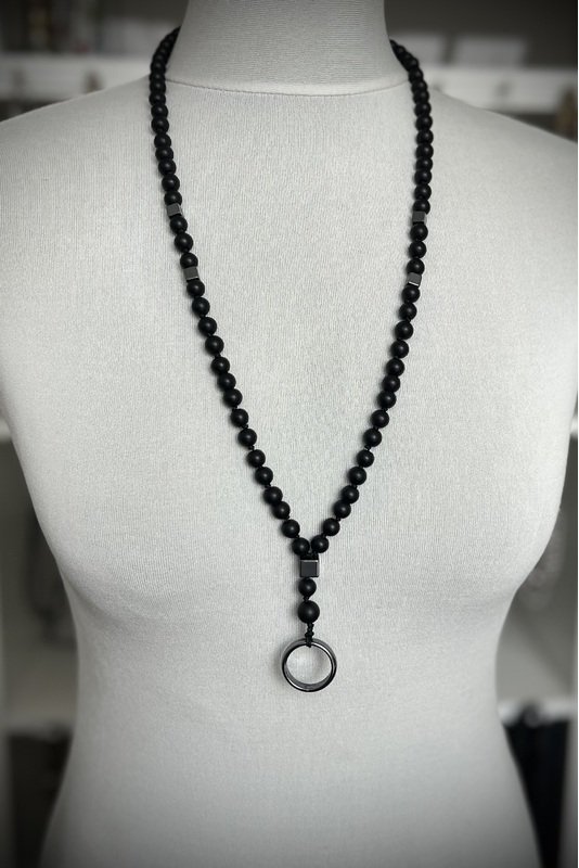 UNISEX Šungito vėrinys 1 UNISEX Šungito vėrinys 1