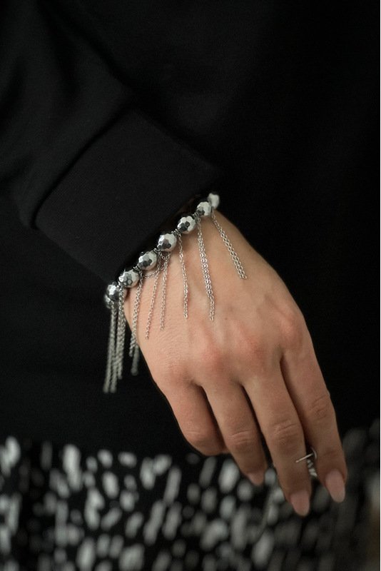 Hematito apyrankė su grandinėlėmis ir Jūros žvaigždute 2