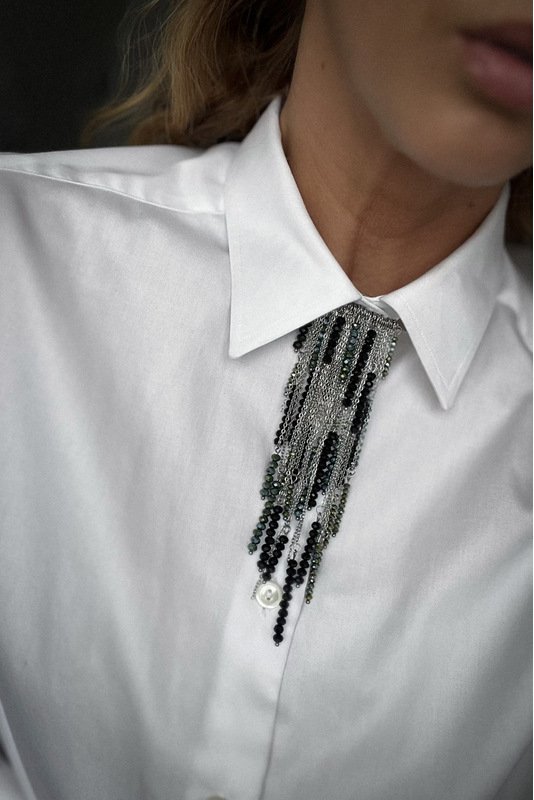 Marškinių Segė - žiogelis "Stiklo varvekliai" 2