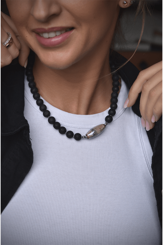 Lavos vėrinys su keramikos akcentine detale 5