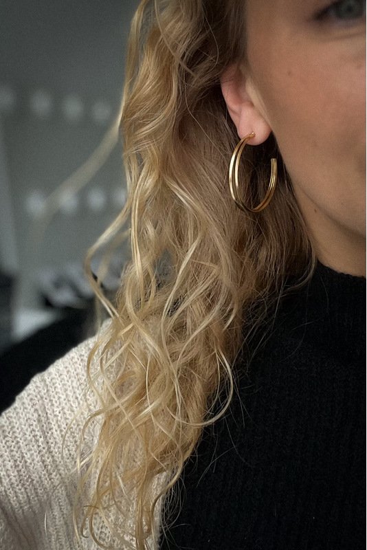 Nerūdijančio plieno auskarai "Rinkės"