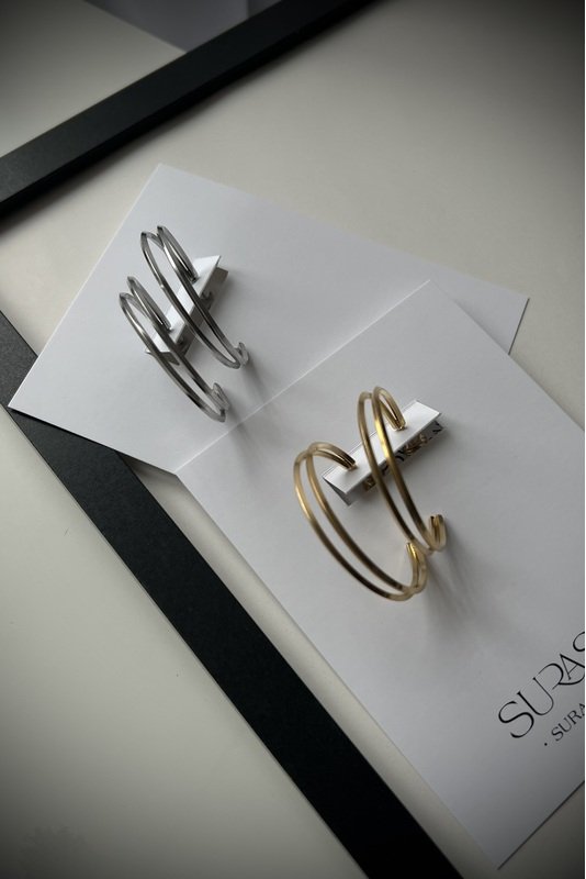 Nerūdijančio plieno auskarai "Rinkės" 4