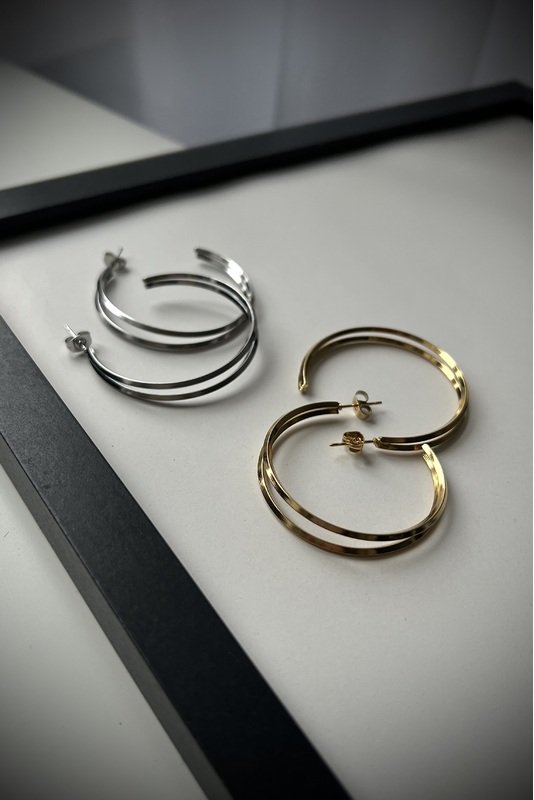 Nerūdijančio plieno auskarai "Rinkės" 1