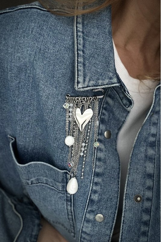 Segė - žiogelis "Perlo lašas ir Širdis"