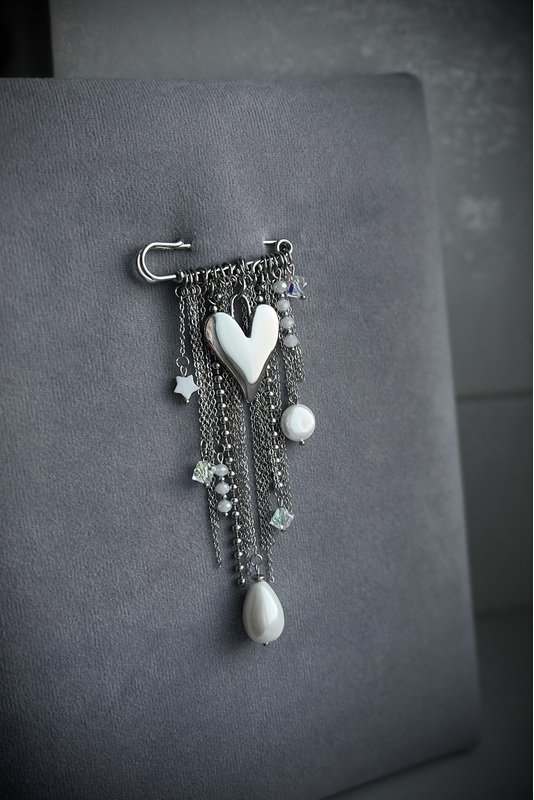 Segė - žiogelis "Perlo lašas ir Širdis" 1