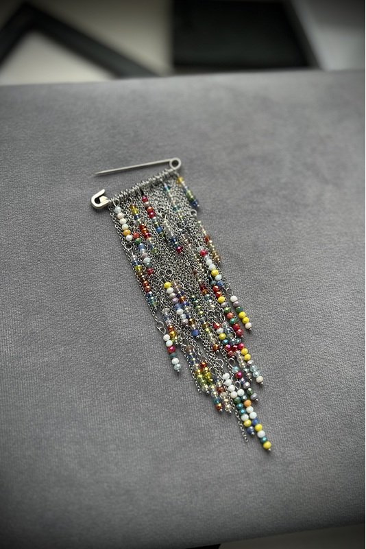 Marškinių Segė - žiogelis "Stiklo varvekliai" 1