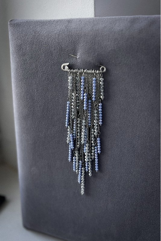 Marškinių Segė - žiogelis "Stiklo varvekliai" 1